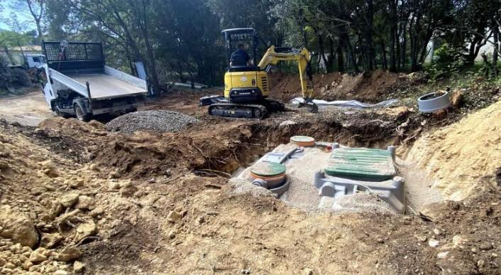 Site preparation for a new home delivery